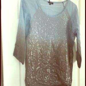 Sparkly silky top